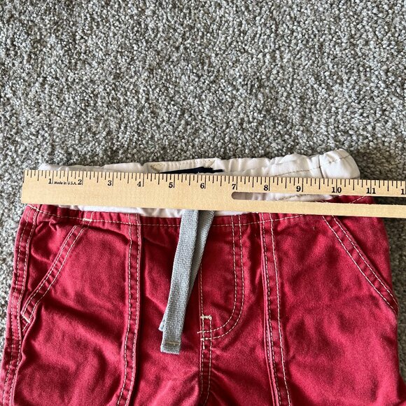 Mini boden shorts boys 4 red cargo casual summer classic preppy vacation school - Picture 8 of 13
